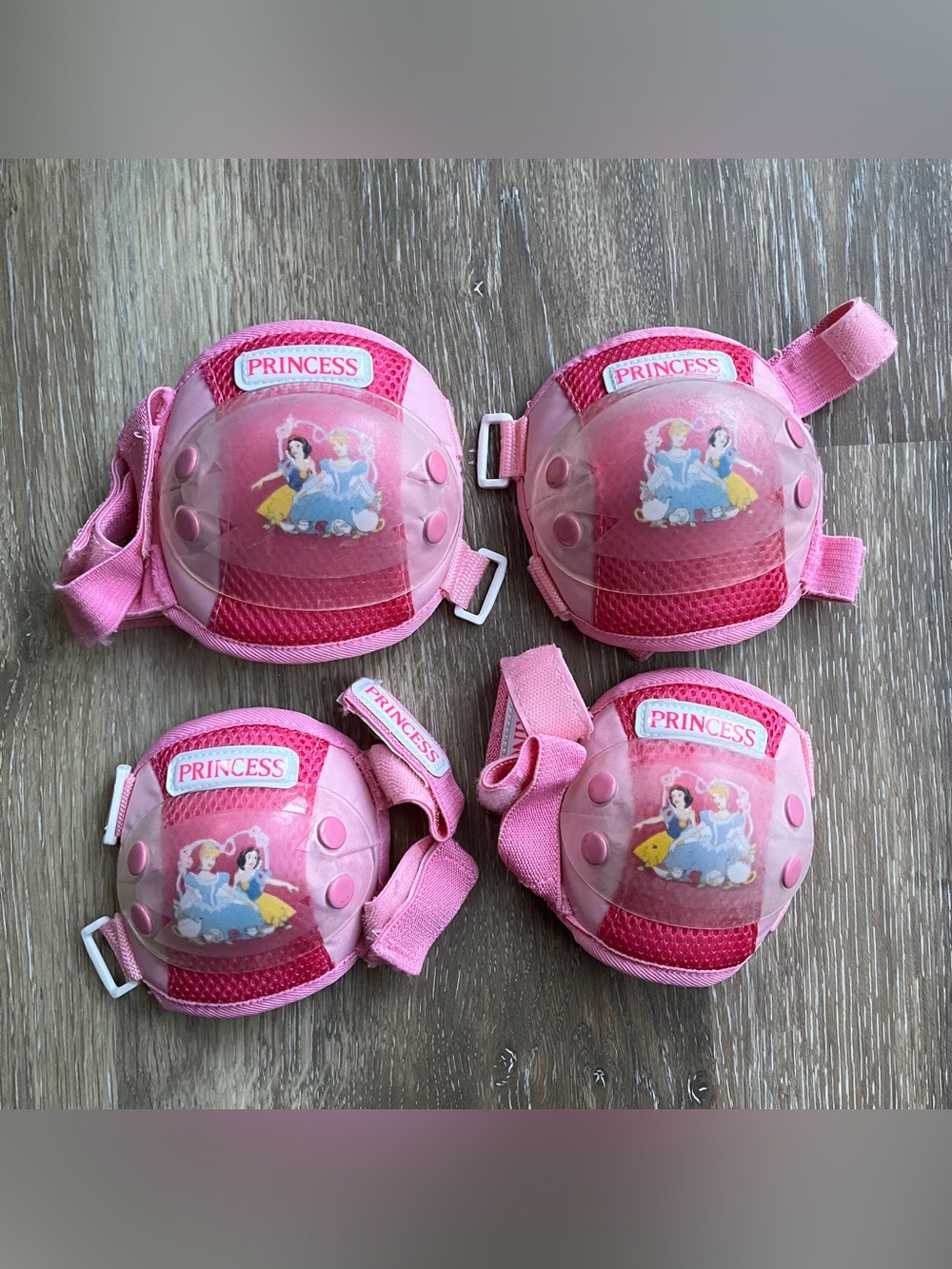 Roller Skating Elbow Knee Pads Protective Gear Disney Princess Girls